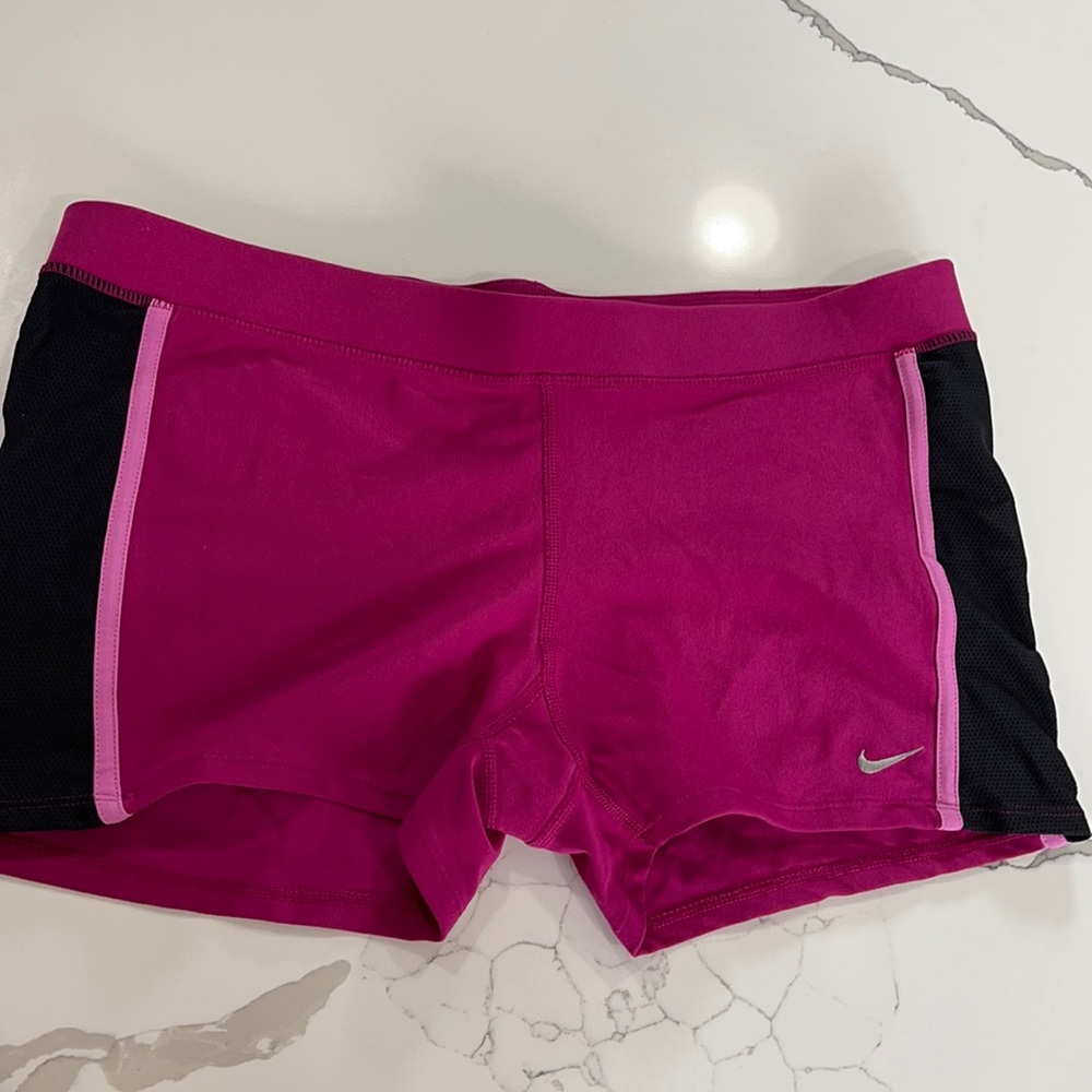 Nike dri fit spandex shorts